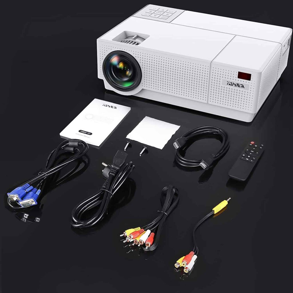 YABER Y31 9000L Native 1920x1080P Projector, 2021 Upgraded Full HD Video Projector,