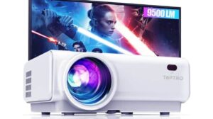 2. TOPTRO Home Video Projector - Best Wifi Blutooth Projector