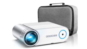 4. GooDee 2021 G500 Video Projector - Best Portable Movie Projector