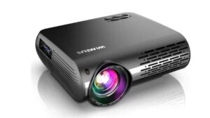 2. WiMiUS P20- Most Durable Outdoor Projector
