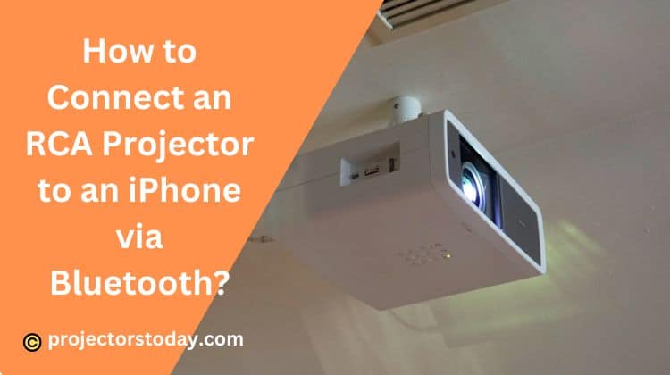 How to Connect an RCA Projector to an iPhone via Bluetooth